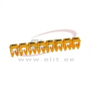 Marker CAB3, 4..6mm², 4, strip 20pcs, yellow