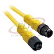 Sensor/Actuator Cable 889D, M12 4pin socket » M12 4pin plug, 4A 250V, -20..105°C, PUR, L20m, IP68, yellow