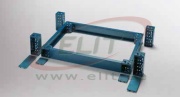 Plinth Corner EUZE, 100H, incl. accessories, C3M| epoxy resin layer, 4pcs/pck, ocean blue