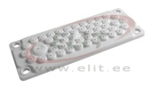 Multigate HTC-35, FL21/ C-hole| 216x84mm, 1x 17..32, 2x 12..18, 16x 10..14, 12x 7..12, -40..130°C, fastening hole ø10mm, incl. rivets set, HF, IP65/55, grey