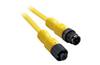 Sensor/Actuator Cable 889D, M12 4pin socket » M12 4pin plug, 4A 250V, -20..105°C, PUR, L20m, IP68, yellow