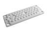 Multigate HTC-35, FL21/ C-hole| 216x84mm, 1x 17..32, 2x 12..18, 16x 10..14, 12x 7..12, -40..130°C, fastening hole ø10mm, incl. rivets set, HF, IP65/55, grey