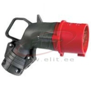 Plug Hypra, 3P+E 32A 415VAC, angled, plastic, IP44, Legrand
