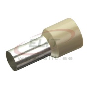 Wire-End Ferrule w. Collar Ce 350016 w, H35x16mm, 50pcs/pck, cream
