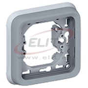 FM Support Frame Plexo, 1gang, IP55, grey