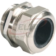 Cable Gland Progress MS, M32x1.5, ø21..25.5mm| 1piece sealing insert, overall length insulated, wrench 36mm, thread 5mm, -40..100°C, nickel-plated brass, TPE, NBR, incl. O-ring, CE/UL/VDE, IP68/69, Agro