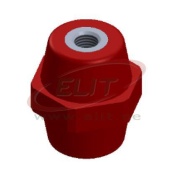 Stand-Off Insulator CPH, 30M6, wrench 33, 0.6/0.75kV, polyester, red