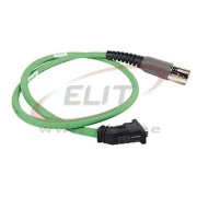 Motor Feedback Cable Kinetix, SpeedTec DIN connector, SpeedTec DIN » flying-lead, SIN/COS high-resolution/resolver encoder, Continuous-Flex, 50m industrial TPE cable, green