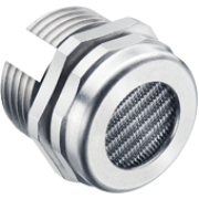 Drainage Element, M20x1.5, wrench 22, thread 10mm, mesh, -50..110°C, nickel-plated brass, ss A2, NBR, incl. O-ring, IP4x