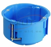 Junction Box PV60K, 60|ø68x40 w. screws, HF, cavity wall, Simet, blue