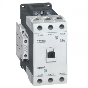 Contactor CTX³ 100, 37kW 75/110A 3x400VAC, aux. 2NO, 2NC 16A 240VAC, cv 230VAC, TS35/ panel mount