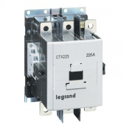 Contactor CTX³ 225, 132kW 225/275A 3x400VAC, aux. 2NO, 2NC 16A 240VAC, cv 100..240VAC/DC, panel mount, Legrand