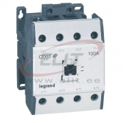 Contactor CTX³, 30kW 65/100A 4x400VAC, cv 230VAC, TS35, panel mount, Legrand