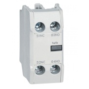 Auxiliary Contact Block CTX³, 1NO, 1NC 16A 240VAC, frount mount, 22/40/65/100/150, Legrand
