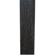 Braided Sleeving PG30, ø30..37mm, polyester PET HB, -50..150°C, HF, highly flexible, 50m/pck, black