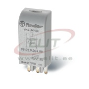 LED (green), Diode (+A1, standard polarity) 99.02, 28..60VDC, sockets 90.02/03, 92.03, 94.02/03/04/54/P3/P4, 95.03/05/55/P3/P4, 96.02/04, 97.01/02/51/52/P1/P2