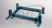 Plinth Corner EUZE, 100H, incl. accessories, C3M| epoxy resin layer, 4pcs/pck, ETA, ocean blue