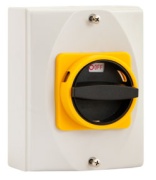 Enclosed Switch-disconnector, 3P+1NO 25kW 63A 400VAC, M25/32, 16mm², IP54