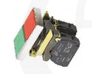 Push-button D22, twin head| green, red, ø22.5mm, 1NO, 1NC 10A 250VAC, IP65