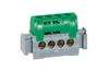 PE-Terminal Block, 4x 1.5..16mm², 80A 400V, touch-proof, Legrand, green