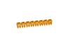 Marker CAB3, 0.5..1.5mm², (+), strip 30pcs, Legrand, yellow