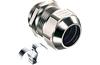Cable Gland Progress EMC easyConnect, M12x1.5, ø5..6.5mm| 2piece sealing insert, thread 5mm, ss 1.4310 contact spring, -60..100°C, nickel-plated brass, TPE, NBR, incl. O-ring, CE/IEC/VDE/UL/EAC, IP68/69, Agro