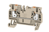 Feed-through Terminal Block A2C 2.5, 1-tier, 2.5mm² 24A 800V, push-in, Weidmüller, beige