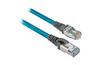 EtherNet Cable 1585, RJ45 plug » RJ45 plug, 8 conductors, 100BASE-TX, 100Mbit/s, Robotic TPE, weld splatter, UV, oil resistant, Flex Rated, 2m, teal