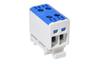 Tapping Terminal Block Al/Cu UK35/2N, 1P (4holes) 2.5-35mm² 120/135A, Hex4 3Nm 2.5..16mm², 6Nm 25..35mm², TS35, MaxPRO, blue