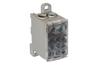Distribution Block Al/Cu PVB 125-2-9, 2x 35mm²/ 9x 16mm², 125A 1000VAC/DC, incl. markers, TS35, mounting plate, Pollmann, grey