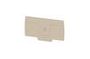 End Plate AEP 2C 10/16, Weidmüller, beige