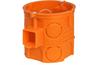 Junction Box S60DFw, 60|ø65x61 w. screws, serial, brick wall, Simet, orange