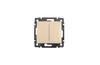 FM Switch Valena, mech.| 2x 2way, 10A 250VAC, spring clamp, Legrand, beige