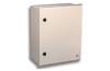 Enclosure BRES, 250Wx300Hx140D, opaque door| opening 180°, -50..80°C, fiberglass reinforced polyester (PRFV), UV resistance, IP66 IK10, grey