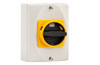 Enclosed Switch-disconnector, 3P+1NO 25kW 63A 400VAC, M25/32, 16mm², IP54