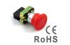 e-Stop Push-button, D40 red mushroom, turn » release, ø22.5mm, 1NC 10A 250VAC, IP40