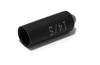 Cable Endcap HSEC 110, hot melt adhesive, 14/5mm, wall thick 2.2mm, L45mm, crosslinked polyolefin -55..110°C/ +120°C, UV resistant, black