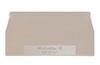 End Plate WAP WTL6/1, Weidmüller, beige