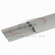 Põranda karbik, 75X18mm, 3 sektsiooni, L2m/pc, hall