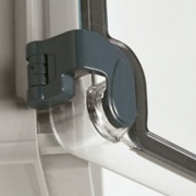 Hing Plexo, plastkarbile kuni 220Wx170H, 2pcs/pck, hall