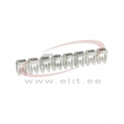 Juhtmemärgis CAB3, 4..6mm², 9, ribas 20pcs, valge