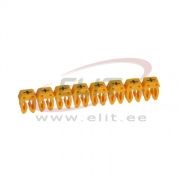 Juhtmemärgis CAB3, 1.5..2.5mm², (+), ribas 30pcs, kollane