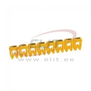 Juhtmemärgis CAB3, 1.5..2.5mm², F, ribas 30pcs, kollane