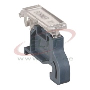 Label Holder Viking 3, fixing on end stops 037510/11, incl. label 32x9.5mm, transparent