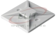 Liimankur MB 2828, 28x28mm, 80N, -40..85°C, Polyamide 6.6, UL94 V2, 100pcs/pck, valge