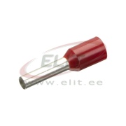 Juhtmehülss kraega Ce 015010 wc, H1.5x10mm, 100pcs/pck, punane