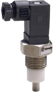 Electrode Holder 072., two pole connector, M4 electrode, thread G⅜-in., AISI 316L, max 100°C, 12bar