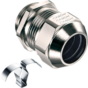 Läbiviik Progress EMC easyConnect, M12x1.5, ø3.5..5mm| 2osaline tihend, keermepikkus 5mm, ss 1.4310 kontaktvedru, -60..100°C, nikeldatud messing, TPE, NBR, kompl. O-tihend, CE/IEC/VDE/UL/EAC, IP68/69