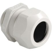 Läbiviik Syntec, M16x1.5, ø5..10mm| 1osaline tihend, mutrivõti 19mm, keermepikkus 8mm, -30..100°C, PA6, TPE, HF, komp. O-ring, CE/UL/VDE, IP68, helehall