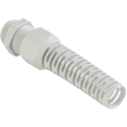 Läbiviik Syntec M16x1.5, anti-kink nozzle, ø4..8mm| 1osaline tihend, mutrivõti 19mm, keermepikkus 6mm, -30..100°C, PA6, CR, komp. O-ring, HF, CE/UL/VDE, IP68, helehall
